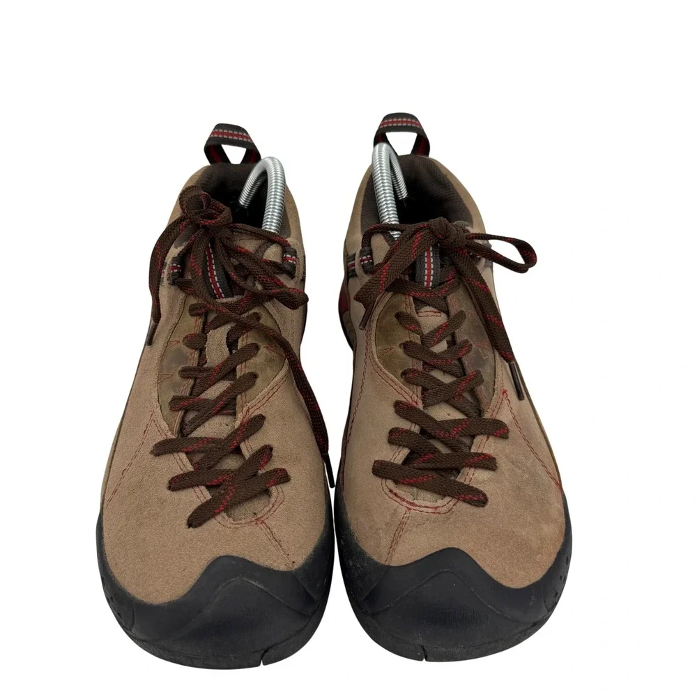KEEN Jasper Suede Hiking Trail Shoes Tan Brown Outdoor Sneakers Mens US 9 EU 42